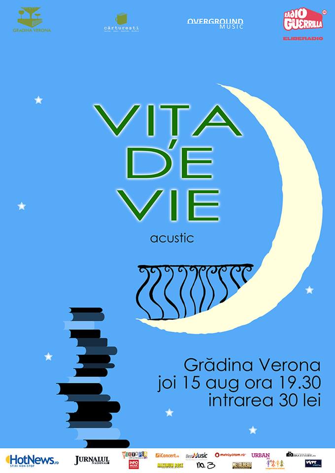 Concert acustic Vita de Vie la Gradina Verona